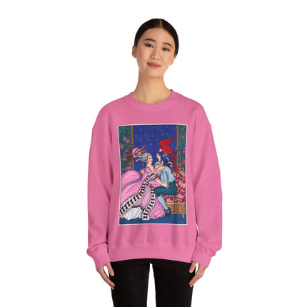 The Jealous Parrot by George Barbier Heavy Blend™ Crewneck Sweatshirt