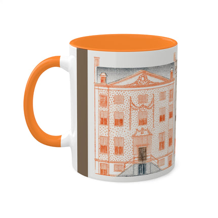 Amsterdam Canal Houses by Johan Teyler Colorful Mugs, 11oz