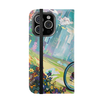 🐸🚵 Cyberpunk Frog Flip Case – High-Tech Adventure & Neon Velocity