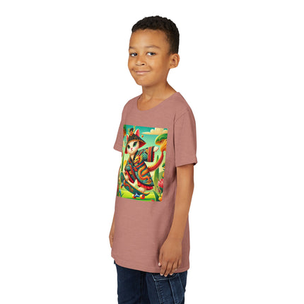 Dragon Dance on Wheels Youth Short Sleeve Tee