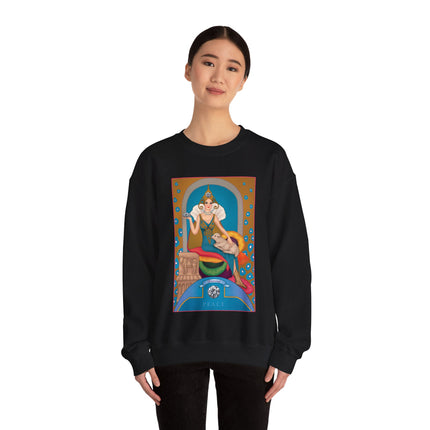 April & Diamond (from the Gem Series) by Sofia Chiostri Heavy Blend™ Crewneck Sweatshirt