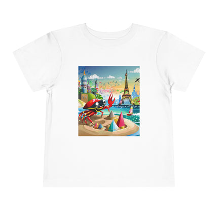 Crab Architect Toddler Short Sleeve Tee