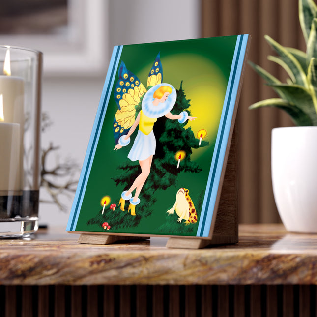 The Enchanted Encounter Ceramic Tile