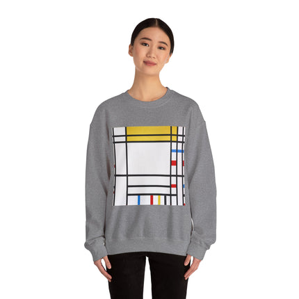 Place de la Concorde by Piet Mondrian Heavy Blend™ Crewneck Sweatshirt