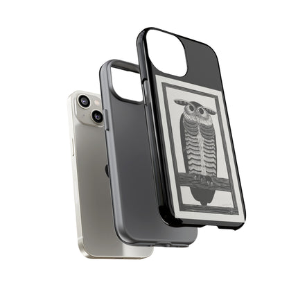 Horned Owl by Samuel Jessurun de Mesquita Phone Cases