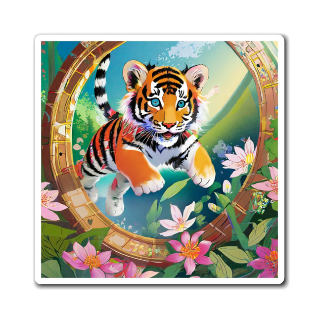 Majestic Tiger Cub Magnets (3 Sizes)