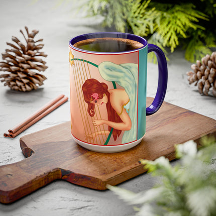 Heavenly Angel Duet Colorful Mugs (11oz, 15oz)