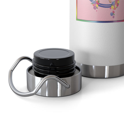 A Playful Fairy Jumps Rope Copper Vacuum Insulated Bottle, 22 oz