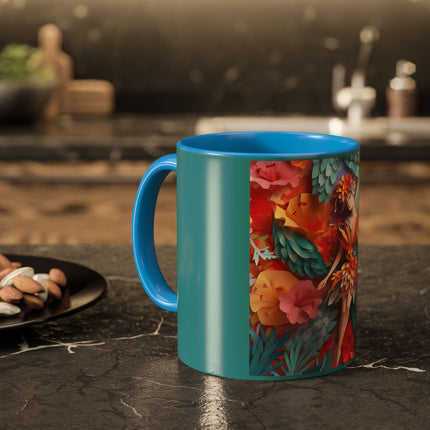 Hibiscus Fairy Colorful Mugs (11oz, 15oz)