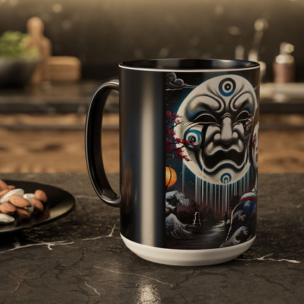 Geisha’s Black Ink Tears Colorful Mugs (11oz, 15oz)