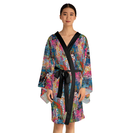 Long Sleeve Kimono Robe (AOP)