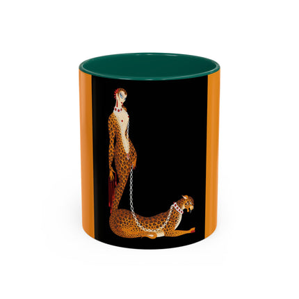 Leopard Queen Colorful Mugs – Wild Beauty & Art Deco Glamour