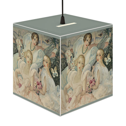 Les Femmes Fatales by Gerda Wegener Light Cube Lamp