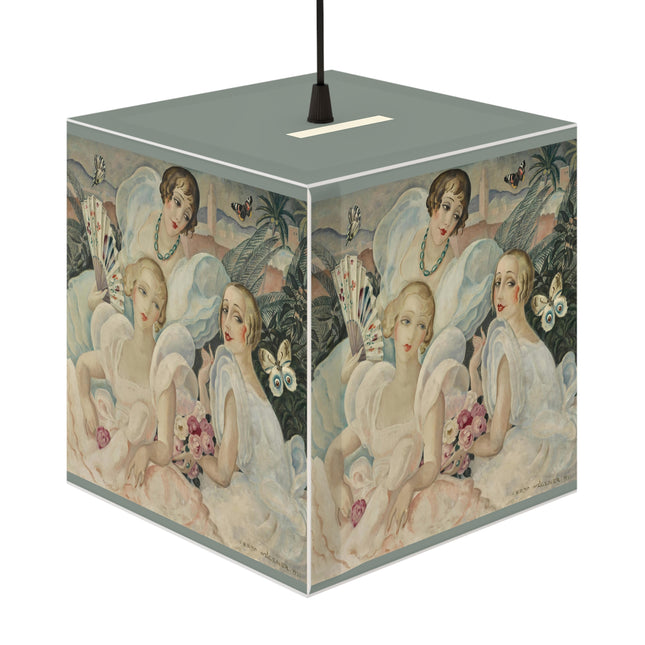 Les Femmes Fatales by Gerda Wegener Light Cube Lamp