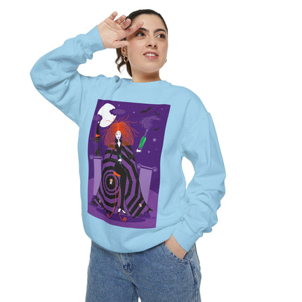 Mystic Elegance Unisex Garment-Dyed Sweatshirt