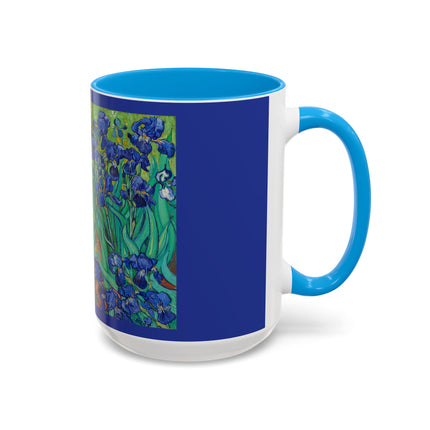 Irises by Vincent Van Gogh Colorful Mugs (11oz, 15oz)