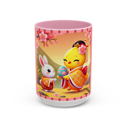 Whimsical Springtime Exchange Colorful Mugs (11oz, 15oz)