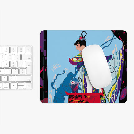 A Visual Journey by Umberto Brunelleschi Mouse Pad, Round and Rectangle