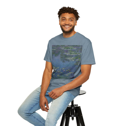 Water Lilies by Claude Monet Unisex Garment-Dyed T-shirt