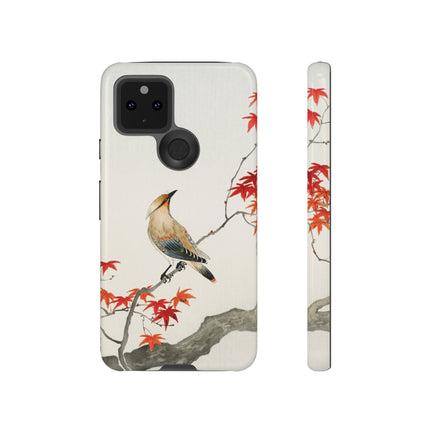 Japanese Bird on Maple by Ohara Koson Phone Cases