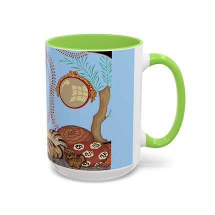 Minuit … ou l’appartement à la mode by George Barbier Colorful Mugs (11oz, 15oz)