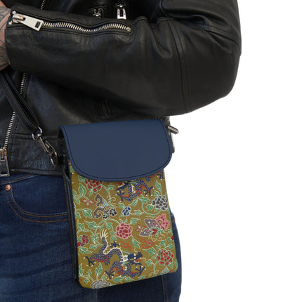 Chinois et Japonais 2 by Auguste Racinet Small Cell Phone Wallet