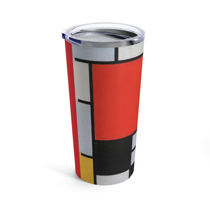 Composition with Red, Yellow, Blue, and Black by Piet Mondrian Tumbler 20oz