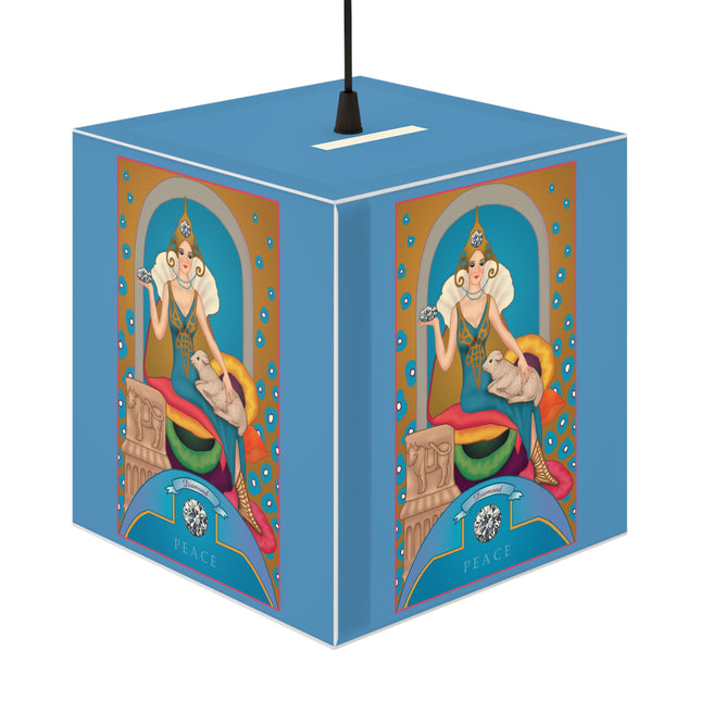 April & Diamond Zodiac Light Cube Lamp