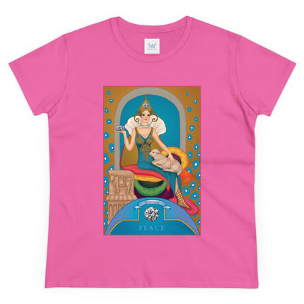 April & Diamond (from the Gem Series) by Sofia Chiostri Women's Midweight Cotton Tee