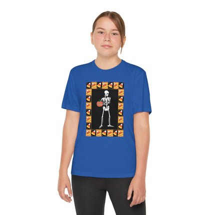 Candy Corn Skeleton Youth Competitor Tee
