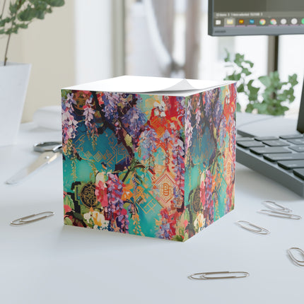 Golden Wisteria Symphony Note Cube