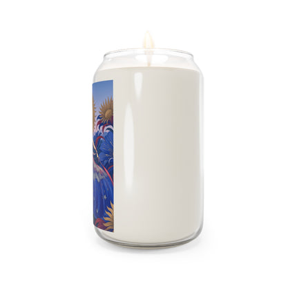 🌞🌸 The Celestial Blossom Garden Dancer Scented Soy Candle – Art Deco Floral Fantasy