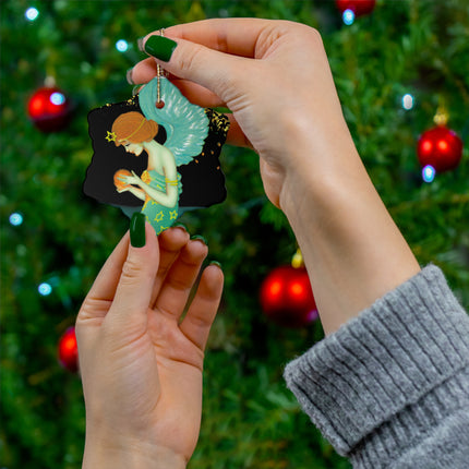 Twilight Angel Ceramic Ornament, 4 Shapes