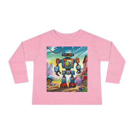 The Rusty Robot Toddler Long Sleeve Tee