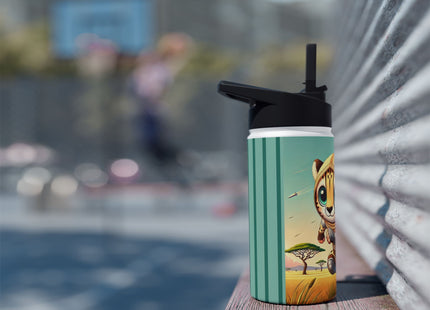 Swift Cheetah Stainless Steel Water Bottle, Standard Lid