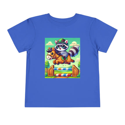 Raccoon Rider Toddler Short Sleeve Tee