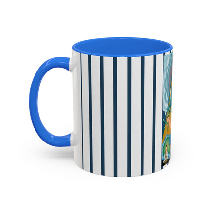 Art Deco Christmas Elegance Colorful Mugs (11oz, 15oz)