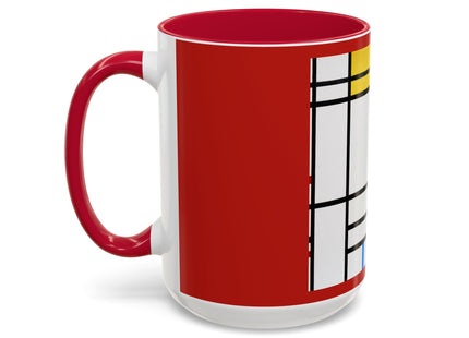 Place de la Concorde by Piet Mondrian Colorful Mugs (11oz, 15oz)