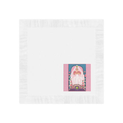 August & Peridot Zodiac White Coined Napkins