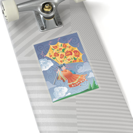 Flight of Blossoms Kiss-Cut Stickers (4 Sizes)