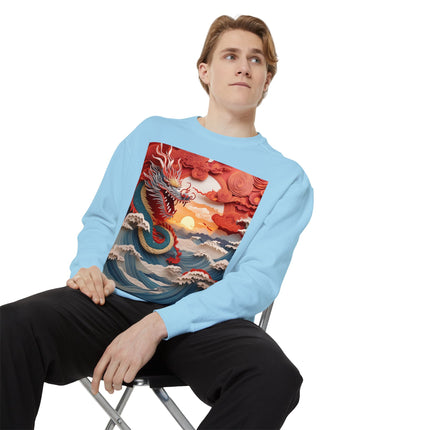 Stormbound Dragon Garment-Dyed Sweatshirt