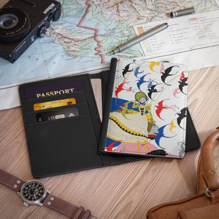 Flight of the Songbirds Passport Cover – Whimsical Symphony & Elegant Grace