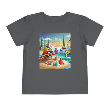 Crab Architect Toddler Short Sleeve Tee