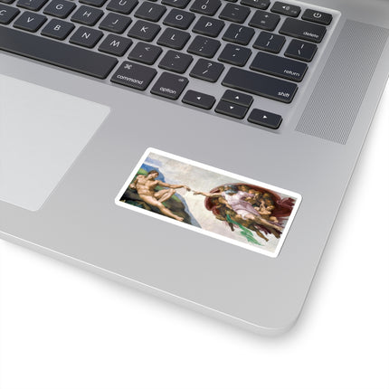 The Creation of Adam by Michelangelo Buonarroti Kiss-Cut Stickers (4 Stickers)