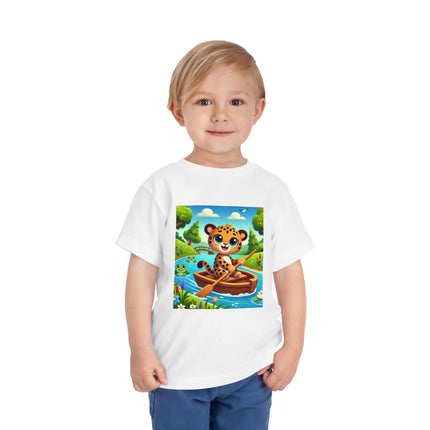 Little Explorer on the River Toddler Short Sleeve Tee
