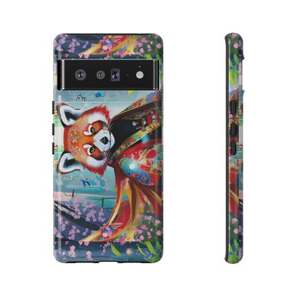 Cybernetic Red Panda Phone Cases