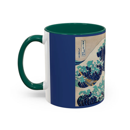 The Great Wave off Kanagawa by Katsushika Hokusai Colorful Mugs (11oz, 15oz)