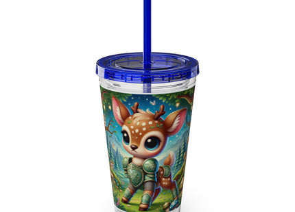 Fawn Defender Sunsplash Tumbler with Straw, 16oz