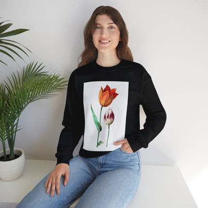 Tulip by Anselmus Boëtius de Boodt Heavy Blend™ Crewneck Sweatshirt