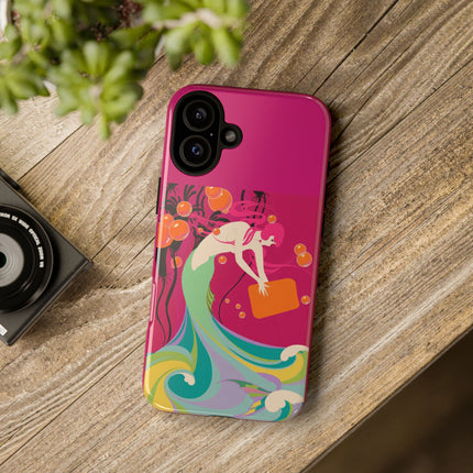 Mermaid Dive Phone Case – Vibrant Waves & Playful Elegance